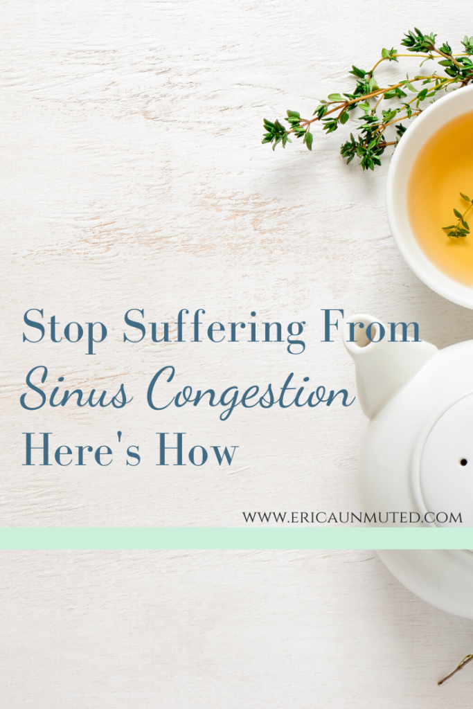 Here's How to stop suffering from sinus congestion. As someone who has suffered with allergies and sinus congestion for most of my life, I've found something that helps me. I hope this helps you too!