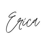 Erica Johnson signature for blog posts on www.ericaunmuted.com
