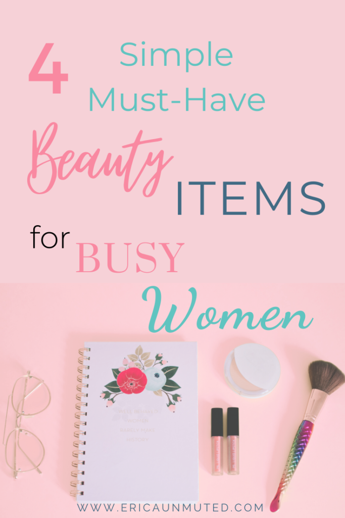 These are the best beauty must haves to keep in your purse at all times. A lip gloss, a lip stick, a hand cream, and mascara. If you leave home in a hurry with no time to put on makeup, just these items alone will have you put together in no time.