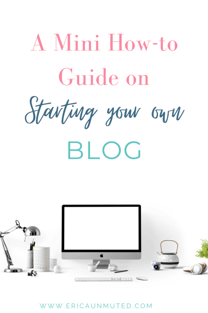 A how to guide on how to start your own blog and why you should start a blog today that features bluehost as your web host and wordpress for your website