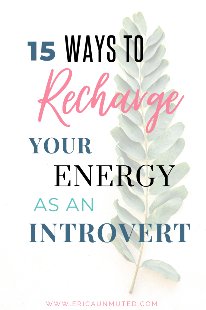 Do you know what drains your energy as an introvert? Here are some ways to recharge your energy and restore a peaceful state of mind.